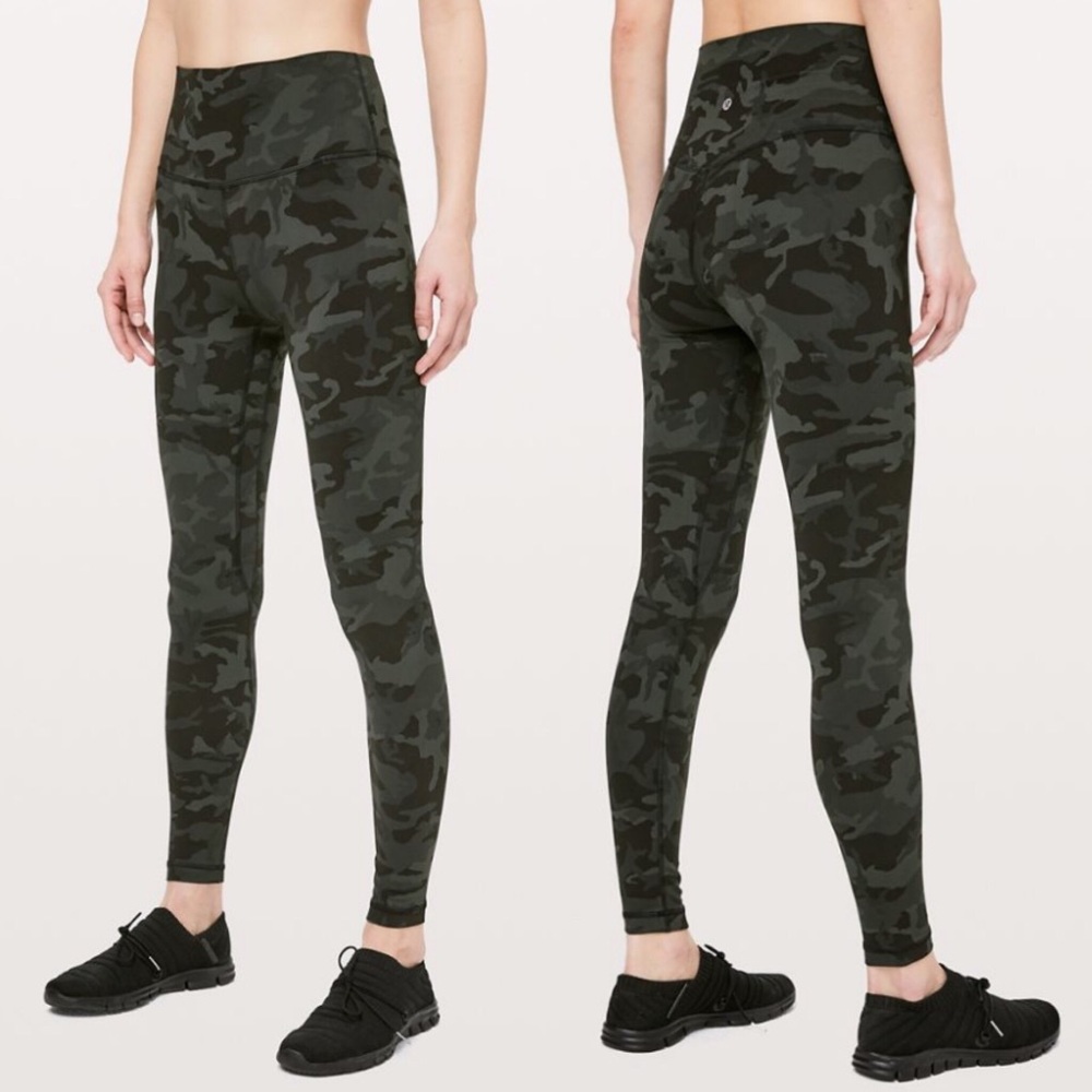 NWT💕Lululemon Align HR Pant Incognito Gator Camo - Picture 3 of 7